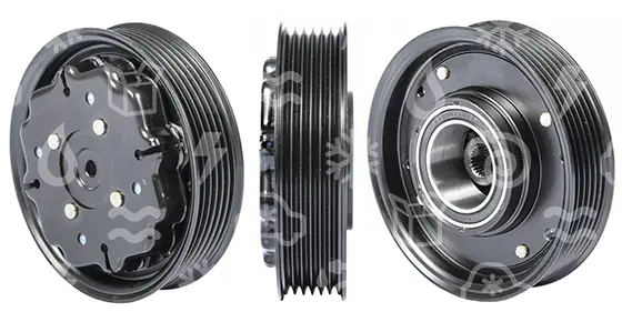 spojka pro kompresor DENSO 6SEU16C, Audi, VW, poly V6, prům. 115 m